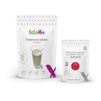 KetoMix Proteinový koktejl (15 porcí) 450 g 1. příchuť koktejlu: čokoláda