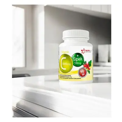 Vitamin C + šípek (90 tablet) - Nutricius