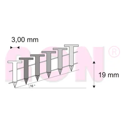 Hřebíky N12 lepeňáky svitek drát N12/19 ZN