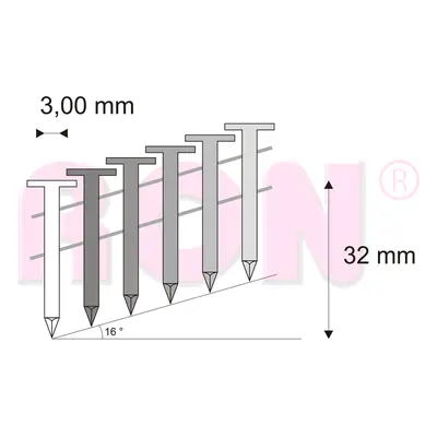 Hřebíky N12 lepeňáky svitek drát N12/32 ZN