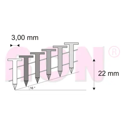 Hřebíky N12 lepeňáky svitek drát N12/22 ZN