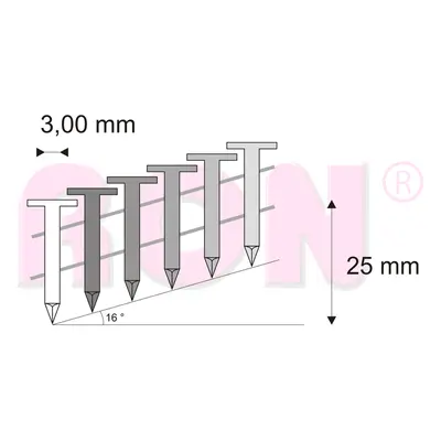 Hřebíky N12 lepeňáky svitek drát N12/25 ZN