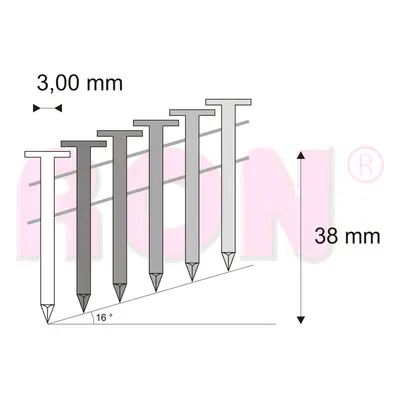 Hřebíky N12 lepeňáky svitek drát N12/38 ZN