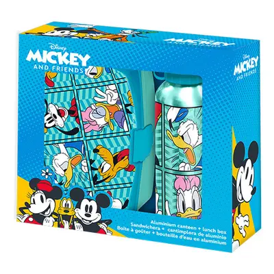 Kids Licensing Set box na svačinu + láhev - Mickey Mouse a přátelé