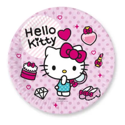 Procos Papírové talíře - Hello Kitty cm ks