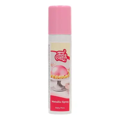 Cakesupplies Barva ve spreji - Metallic baby pink ml