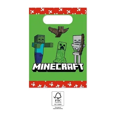 Procos Dárková party taška - Minecraft ks