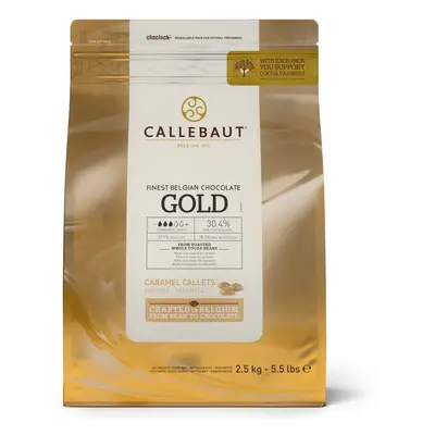 Cakesupplies Callebaut karamelová čokoláda - Gold 2,5 kg