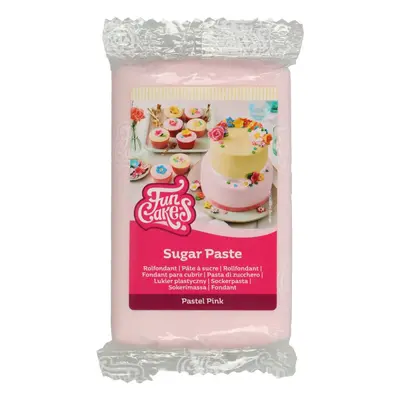 Cakesupplies Pastelově růžový rolovaný fondant Pastel Pink (barevný fondán) g