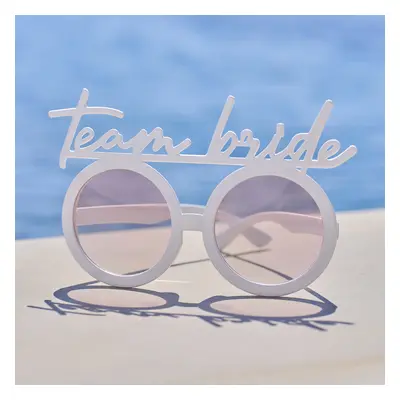 Amscan Okuliare Team Bride - biele