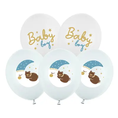 PartyDeco Balóny Baby Boy cm, ks