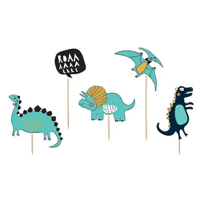 PartyDeco Topper na dort - Dinosaurus10,5 - cm