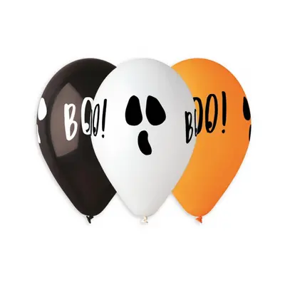 Godan Sada latexových balonů - Halloween Boo mix ks