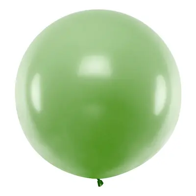 PartyDeco Kulatý latexový Jumbo balón m - zelený