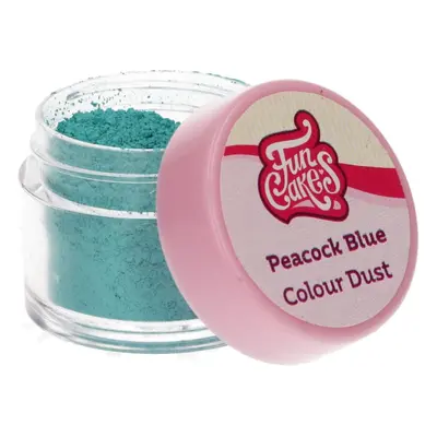 Cakesupplies Jedlá prachová barva Dust Peacock Blue - modrá