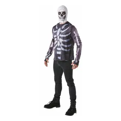 Rubies Pánský top a čepice Skull Trooper (Fortnite)