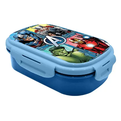 Kids Licensing Box na svačinu s vidličkou - Avengers