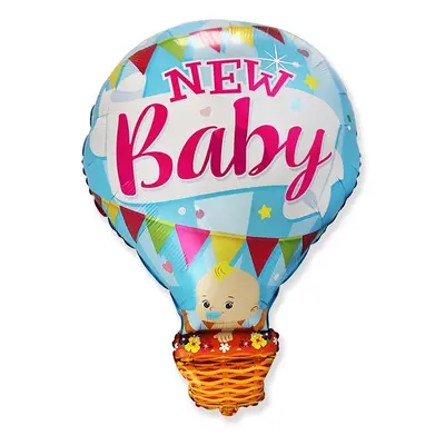 Godan Fóliový balón - New baby modrý cm