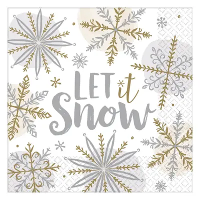 Amscan Ubrousky - Let it snow x cm