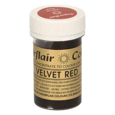 Cakesupplies Gelová barva Velvet Red - červená g