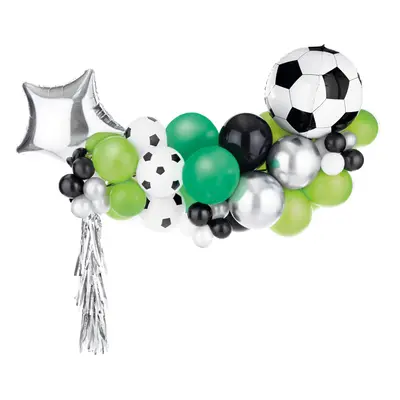 PartyDeco Balónová girlanda - Fotbal 150x126cm