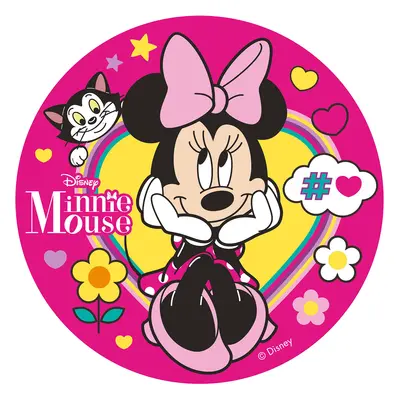 Dekora Jedlý papír - Minnie Mouse růžový cm