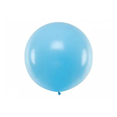 PartyDeco Kulatý latexový Jumbo balón m světle modrý