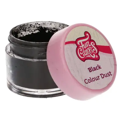 Cakesupplies Jedlá prachová barva Dust Black - černá