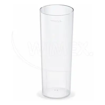 WIMEX s.r.o. Pohár (PS) Longdrink Ø59mm 2cl/4cl/0,3L [10 ks]