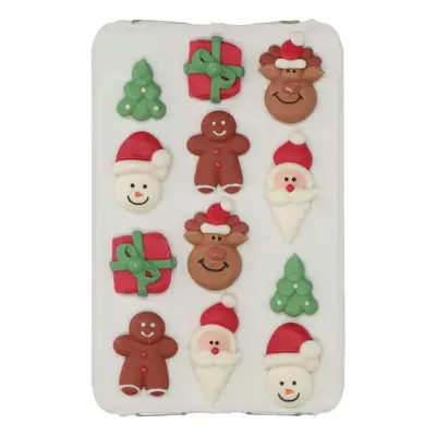 Cakesupplies Cukrové vánoční zdobení - Royal Icing Christmas ks