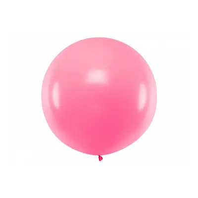 PartyDeco Kulatý latexový Jumbo balón m - růžový