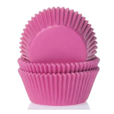 Cakesupplies Mini košíčky na muffiny tmavě růžové ks