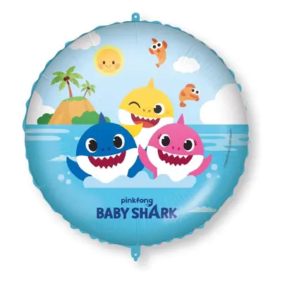 Procos Fóliový balón - Baby Shark kruh cm