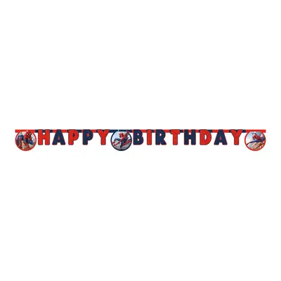 Procos Banner Happy Birthday - Spiderman Crime