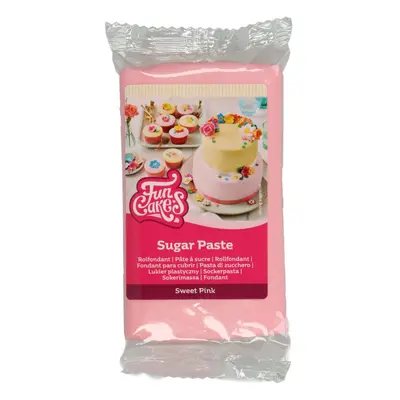 Cakesupplies Růžový rolovaný fondant Sweet Pink (barevný fondán) 250g