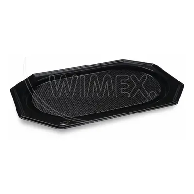 WIMEX s.r.o. Podnos (rPET) oválný černý x cm [10 ks]