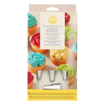 Cakesupplies Sada cukrářských špiček zdobících sáčků na cupcakes ks