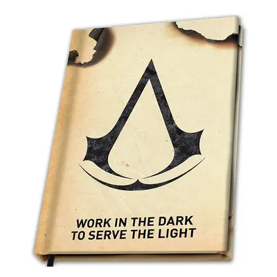 Abysse Corp Zápisník A5 ASSASSIN'S CREED - Work in the dark to serve the light