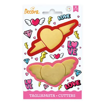 Decora Sada vykrajovátek - Love