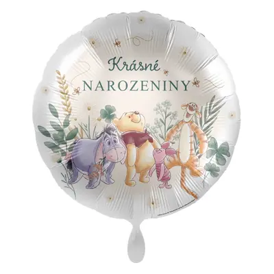 Premioloon Fóliový balón - Krásné narozeniny Medvídek Pú