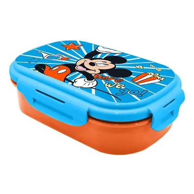 Kids Licensing Box na svačinu s vidličkou - Mickey Mouse