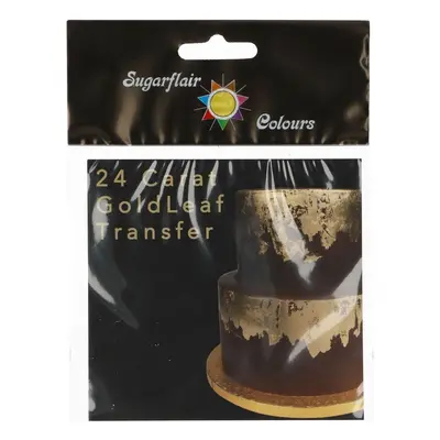 Cakesupplies Jedlé zlato karátů - fólie transfer x cm