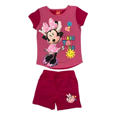 Podmix Letní plážový set Minnie Mouse - tmavě růžový