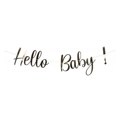 Chaks Girlanda Hello Baby - Zlatá cm