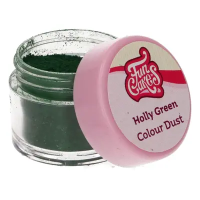 Cakesupplies Jedlá prachová barva Dust Holly Green - tmavě zelená