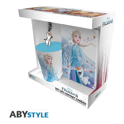 Abysse Corp ABY style Sada hrnek, klíčenka a zápisník Elsa - Frozen / Ledové království