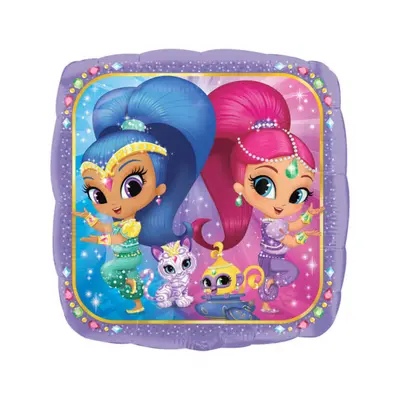 Amscan Fóliový balón - Shimmer & Shine čtverec cm