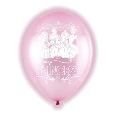 Amscan Latexové balonky LED Disney princezny