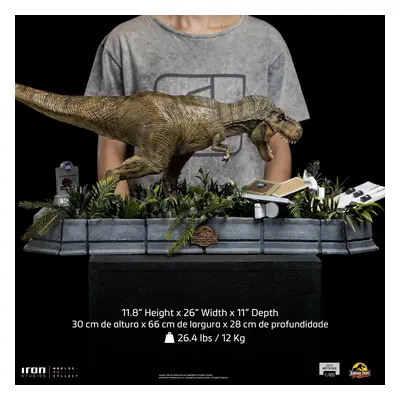 IRON STUDIOS - REX AND DONALD GENNARO - JURASSIC PARK - DEMI SCALE 1/20