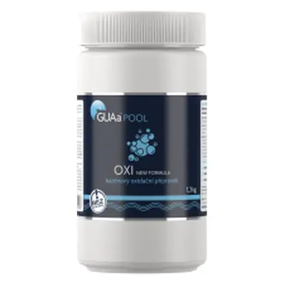 GUAa POOL oxi new formula bezchlórový oxidační přípravek 1,3 kg